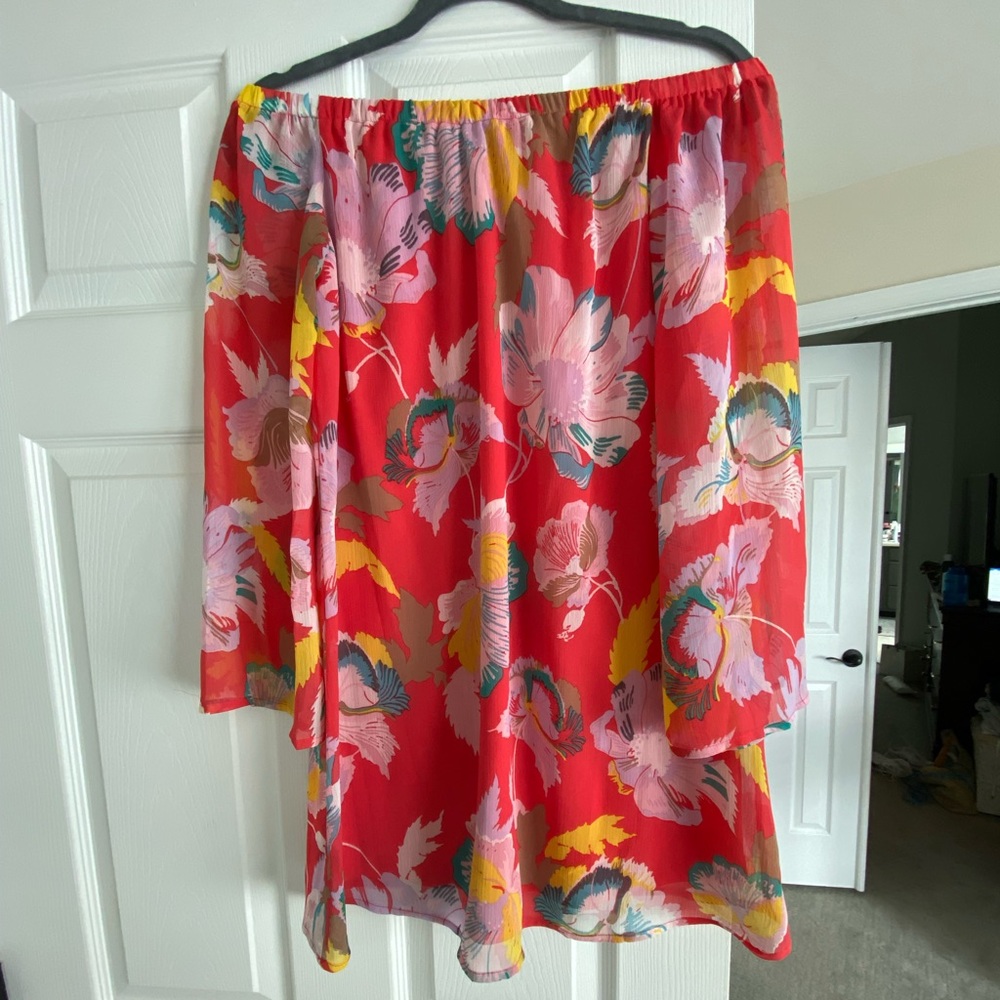 Off the shoulder floral dress